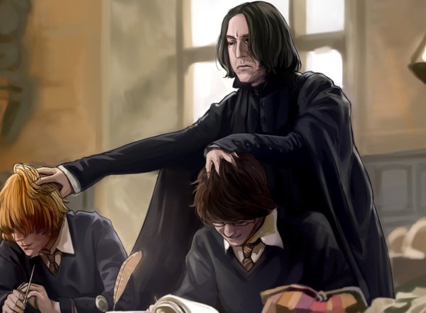 Северус Снейп и Гарри Поттер