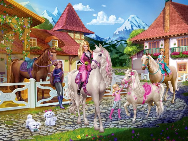 Barbie и ее сестры в сказке о пони мультфильм 2013 кадры
