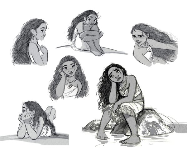 Моана Concept Art