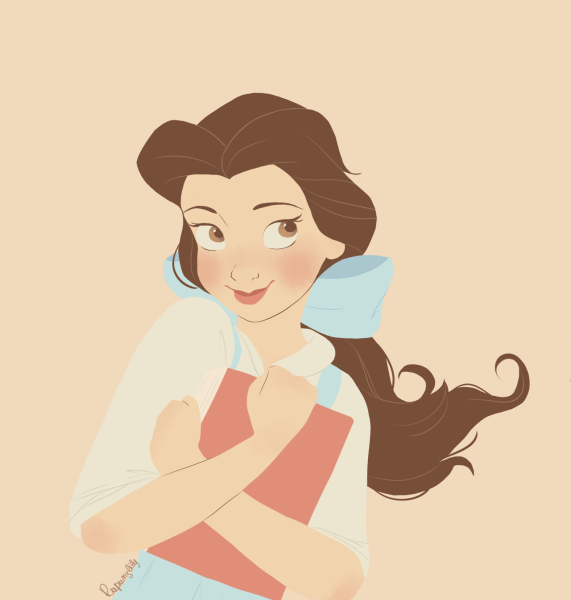 Illustrator Disney Белль