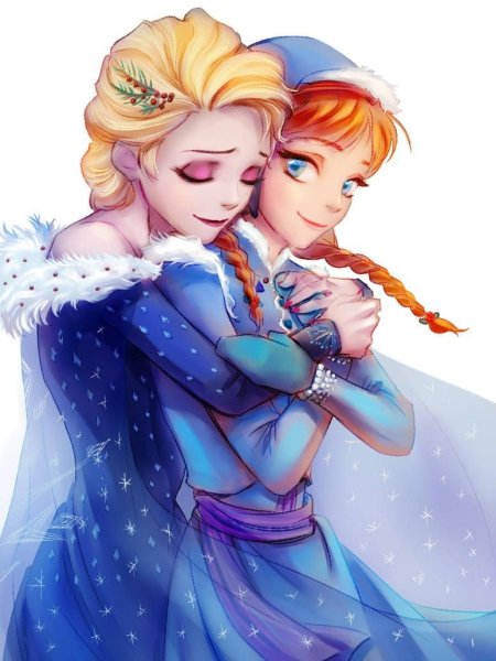 Эльза Фроузен арт