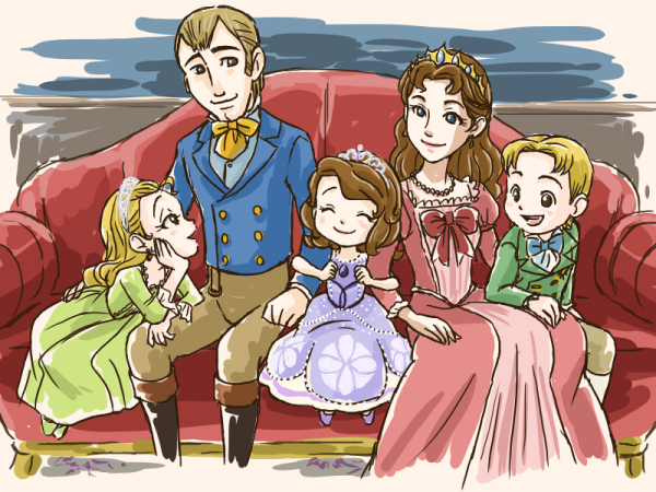 Sofia the first семья