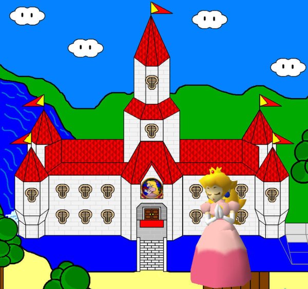 Super Mario 64 Peach Castle