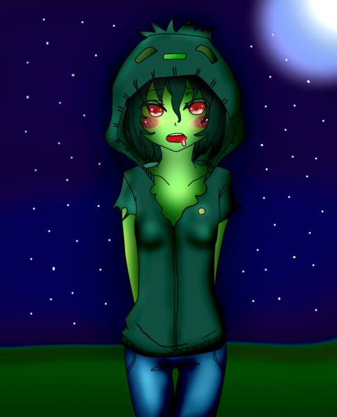 Minecraft Zombie girl