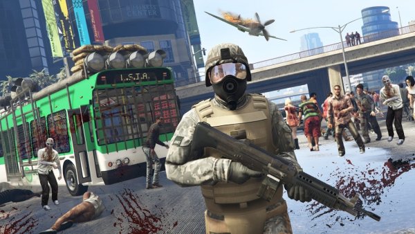 Grand Theft auto 5 зомби апокалипсис