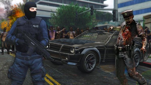 Grand Theft auto 5 зомби апокалипсис