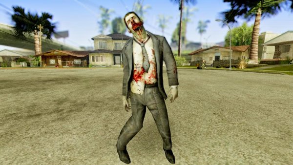 Grand Theft auto San Andreas зомби