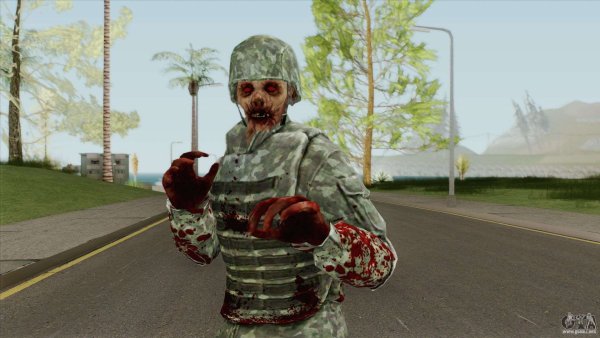 Grand Theft auto San Andreas зомби