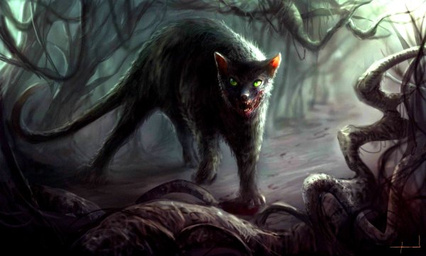 Кошка арт