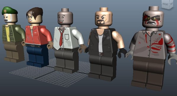 Лего left 4 Dead зомби