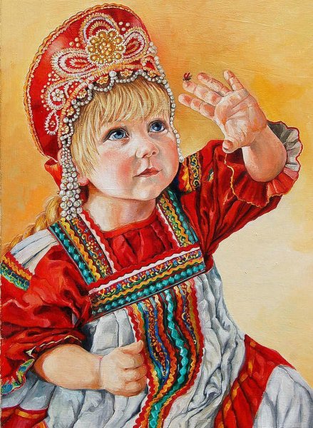 Портрет в народном костюме