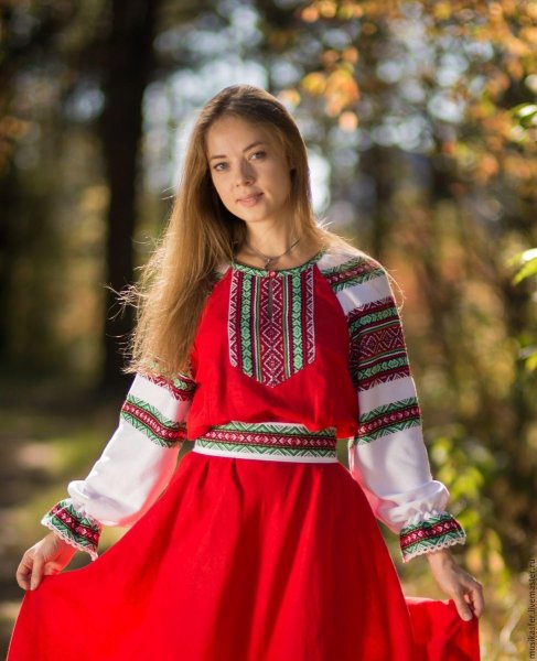 Русская нарлдное платье