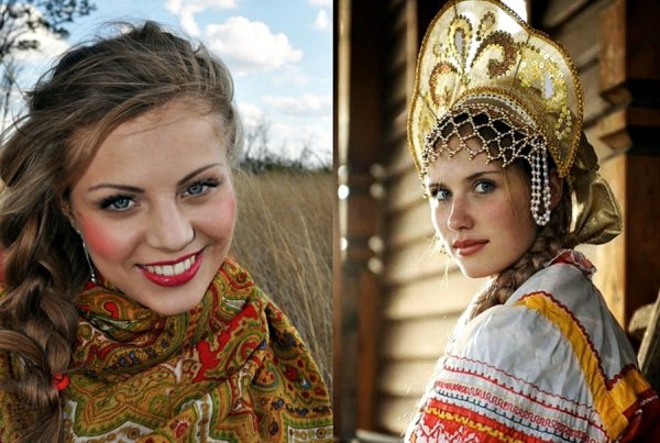 Внешность русской красавицы