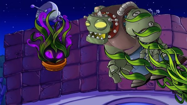 Растения против зомби Tangle Kelp