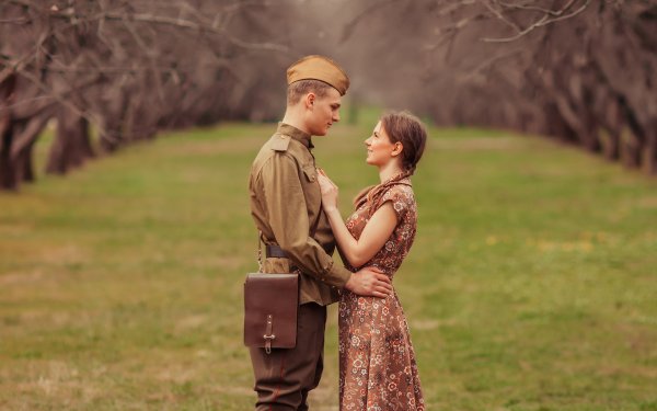 Фотосессия в стиле военных лет