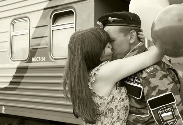 Встреча солдата