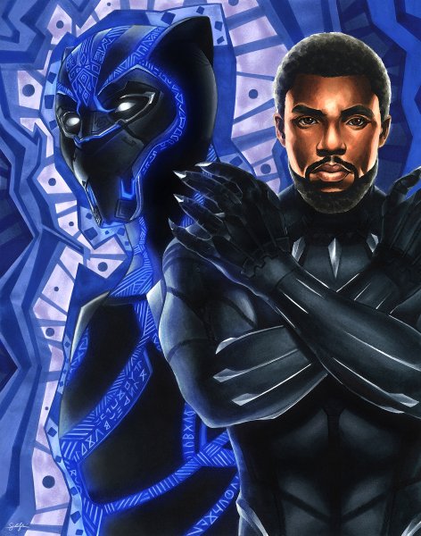 Black Panther Marvel Чедвик Боузман