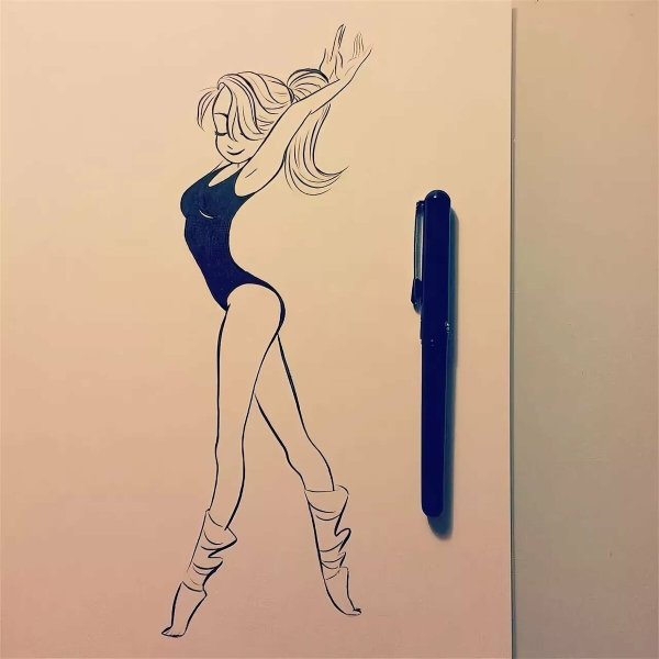 Рисунки в скетчбук девушки легкие