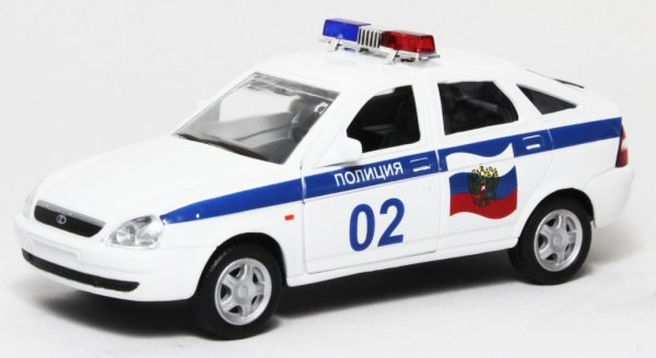 Легковой автомобиль Autotime (Autogrand) Lada Priora полиция (33982) 1:36