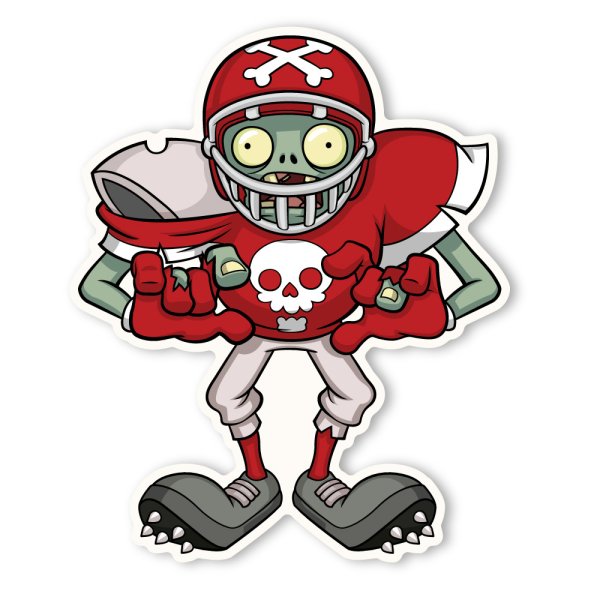 Plants vs Zombies зомби футболист
