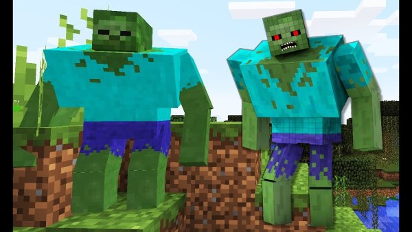 Minecraft зомби МУТАНТ