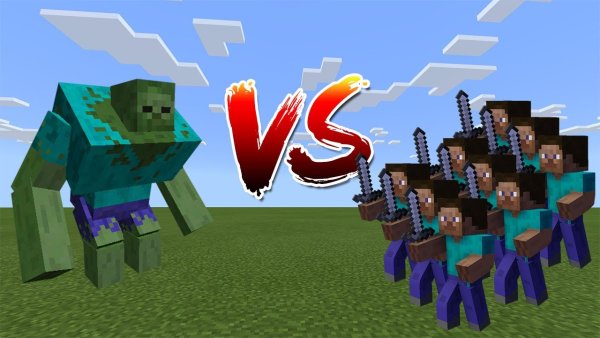 Minecraft зомби МУТАНТ