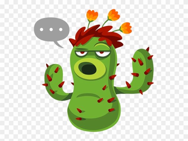 Кактус из Plants vs Zombies