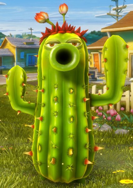 Plants vs Zombies растения Кактус