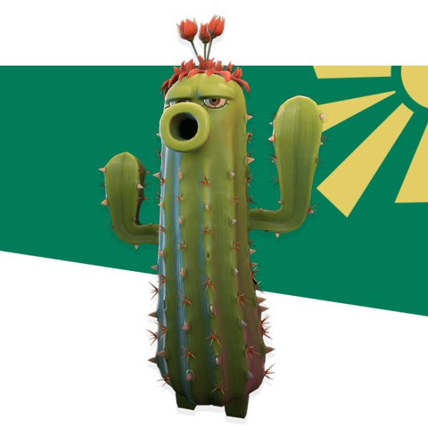 Кактус из Plants vs Zombies