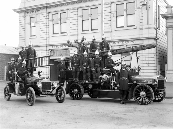 Пожарная машина Вандерберг 1901