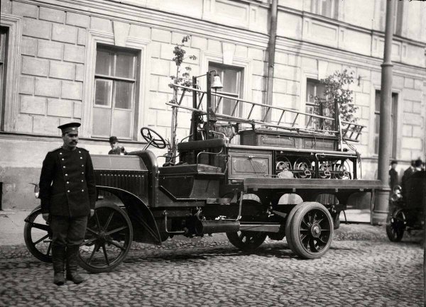 Пожарная машина Вандерберг 1901
