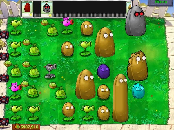 Plants vs Zombies орех