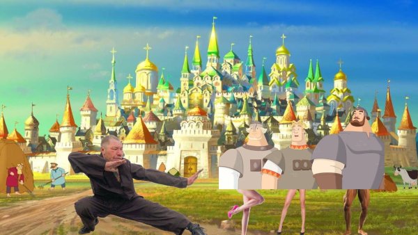 Киевская Русь город Киев три богатыря