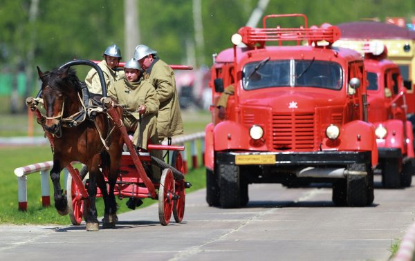 Пожарная повозка