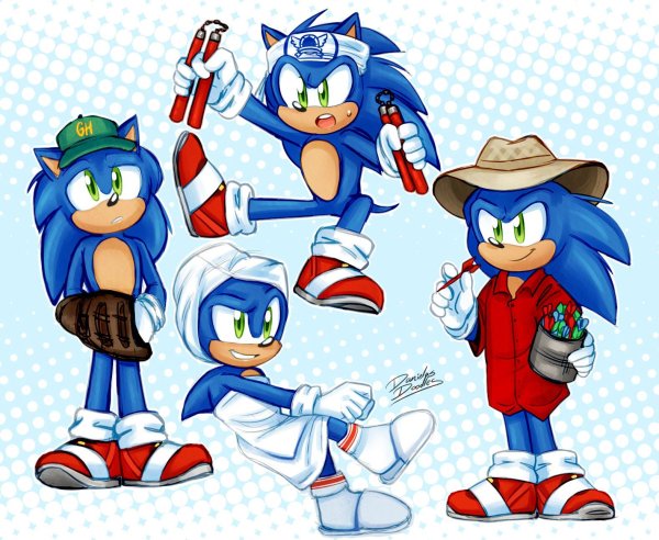 Sonic the Hedgehog: the movie аниме