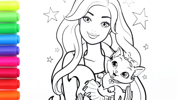 Barbie Coloring book Pages Spy Squad
