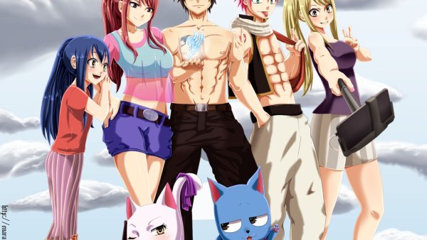 Fairy Tail гарем Нацу