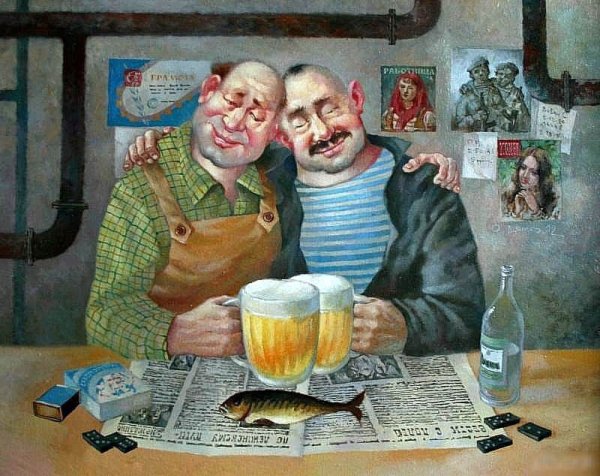 Пивные картины Эдуарда конта