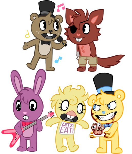 Хэппи 3 френдс FNAF