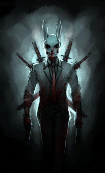 Киллер в костюме арт