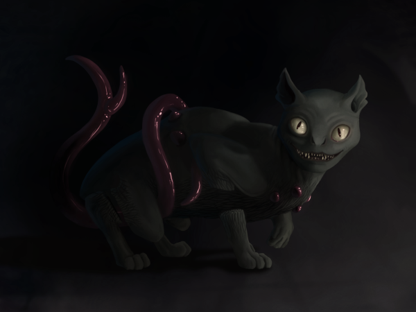 Кот демон