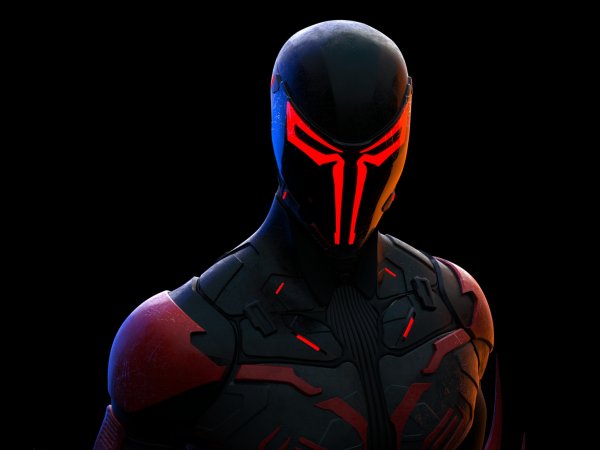 Маска человека паука 2099