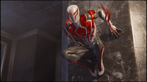 Мигель Охара человек паук 2099 белый