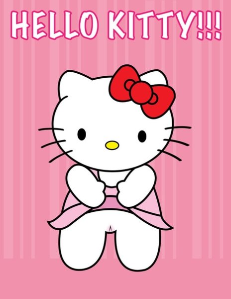 Hello Kitty надпись hello Kitty