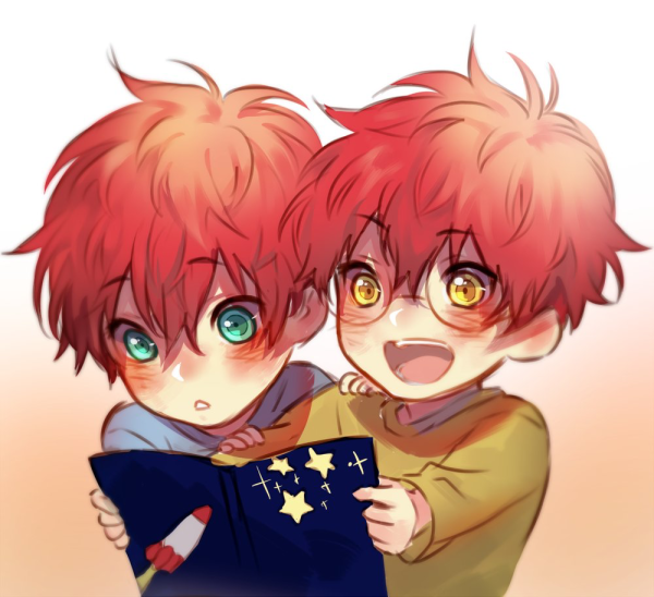 Mystic Messenger Близнецы Манга