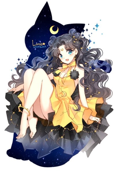 Sailor Moon Луна Артемис и Диана кошки