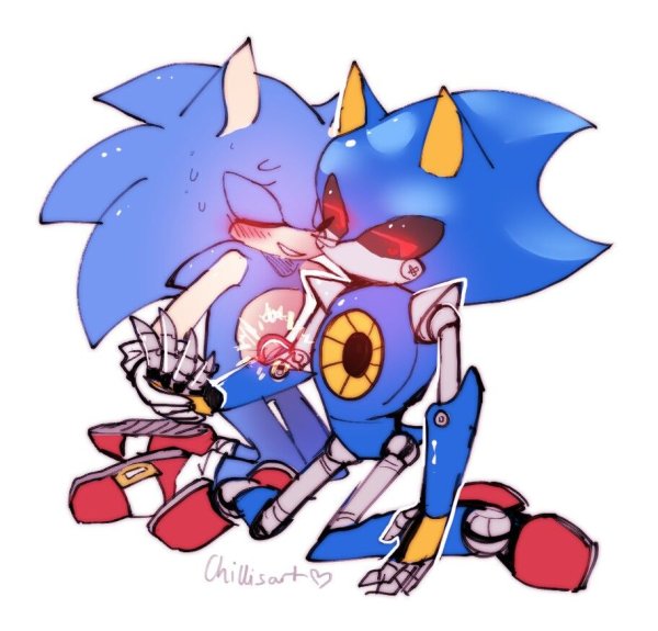 Sonic x Metal Sonic