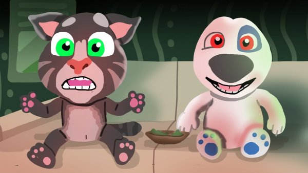 Игра talking Tom friends Бекка