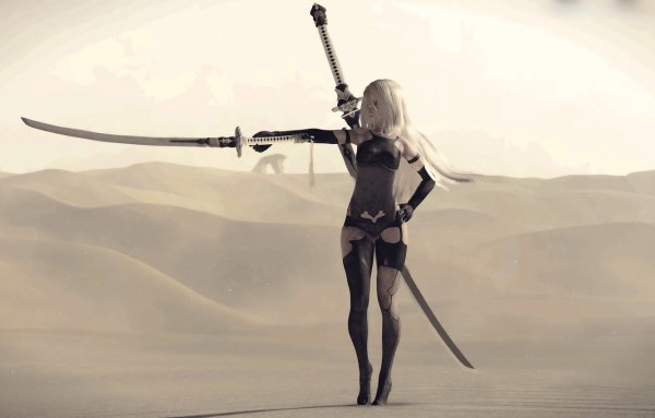 NIER Automata девушка