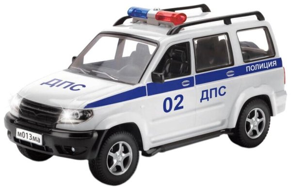 Внедорожник Технопарк УАЗ Патриот ДПС (x600-h09001-r) 21 см